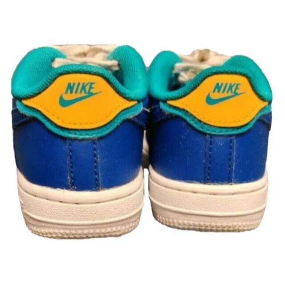 Pre-Owned-Kids 10c Nike Double-Layered Air Force 1 Low Indigo Force Sneakers - Picture 5 of 7